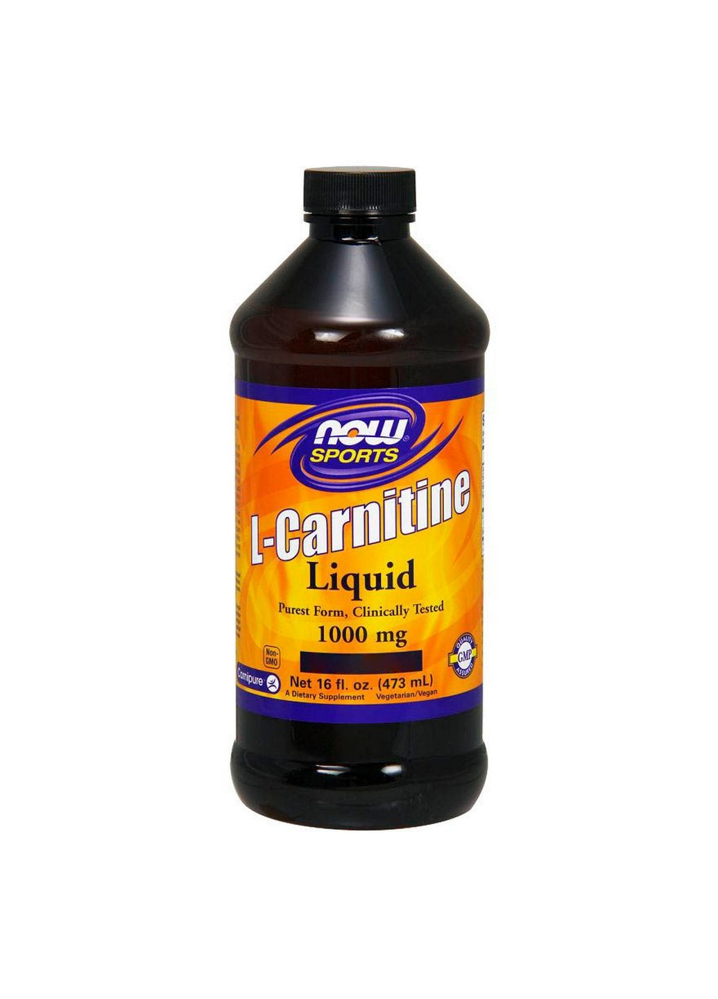Жироспалювач Sports L-Carnitine Liquid 1000 mg, 473 мл Фруктовий пунш Now (293480915)