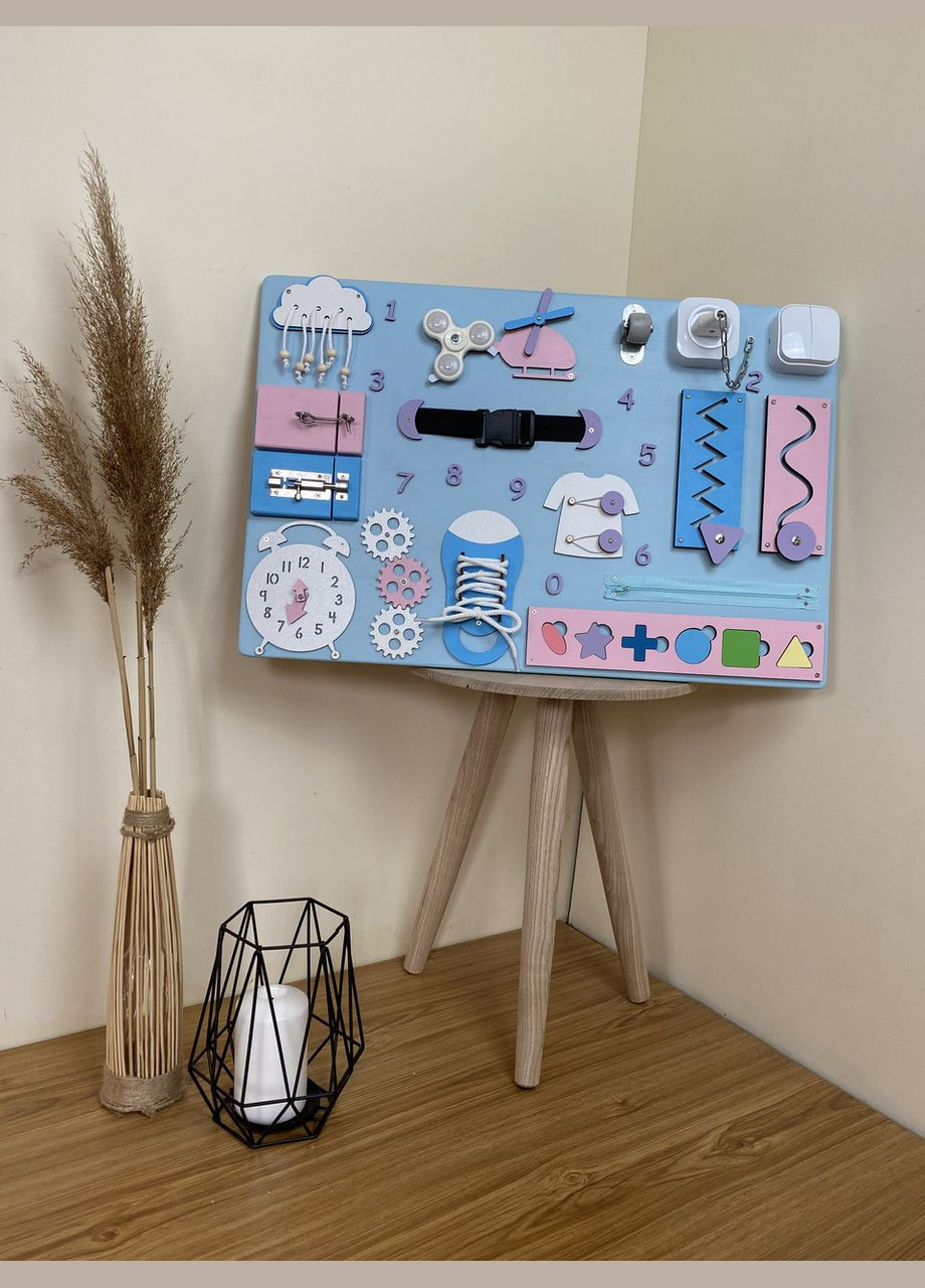 Бизиборд развивающая детская игрушка 40х60 см No Brand (355890492)