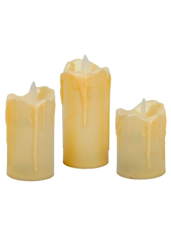 Набір світлодіодних свічок для дому на батарейках 6 в 1 білий (2019213836) No Brand (328261638)