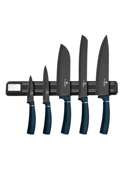 Набор ножей 6 предметов Metallic Line Aquamarine Edition BH2537A Berlinger Haus комбинированные,
