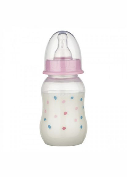 Пляшечка для годування Baby-Nova droplets 130 мл рожевий (268144170)