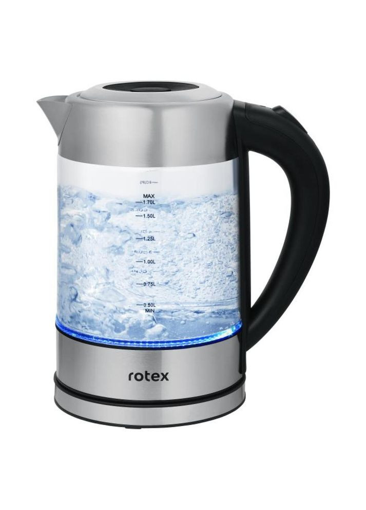 Електрочайник RKT87-SGS 1.7 л сріблястий Rotex (364835672)