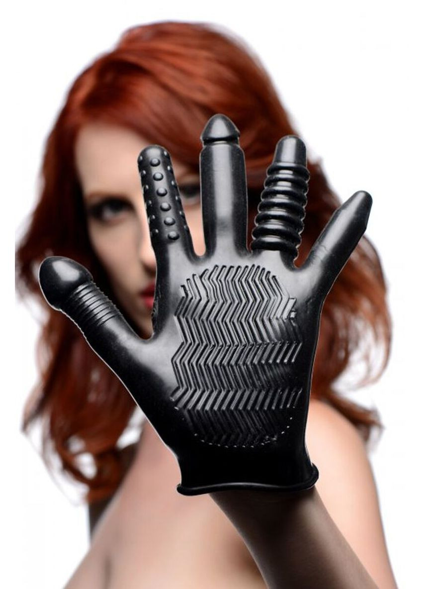 Рукавичка з різними текстурами Pleasure Poker Textured Glove Master Series (314507958)