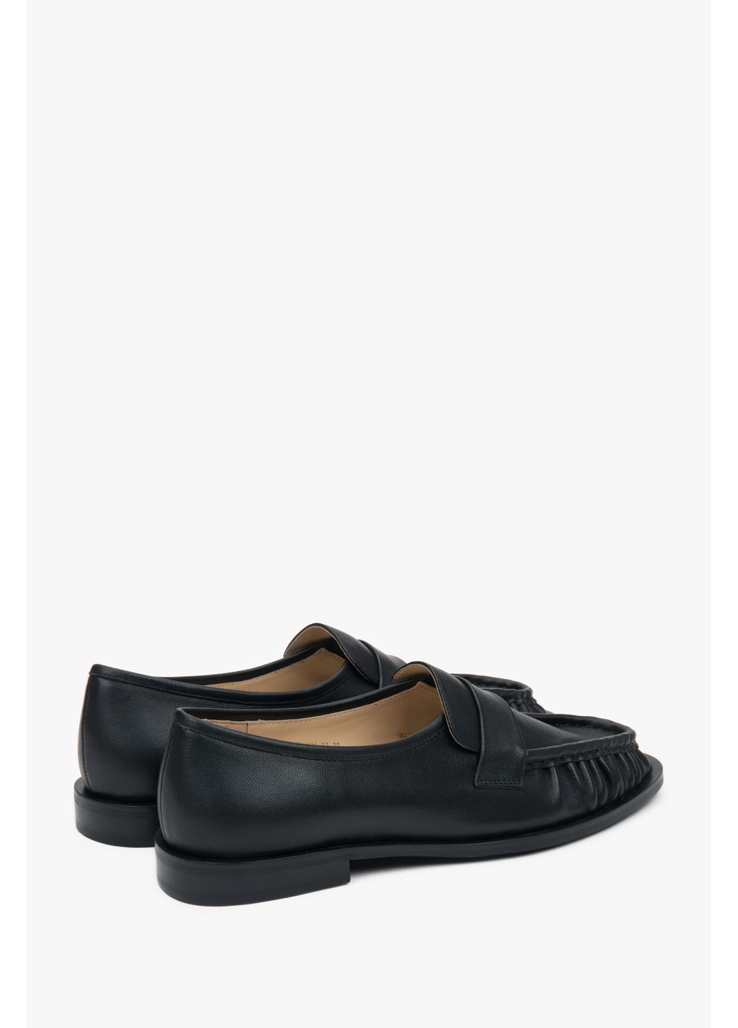 Estro Лоферы, цвет черный черный з, украина — демисезон (367089568)