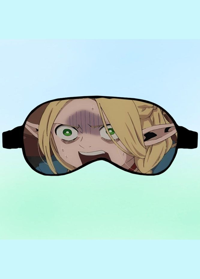 Маска для сну Аніме Підземелля смакот #0001 чорна No Brand (315043172)