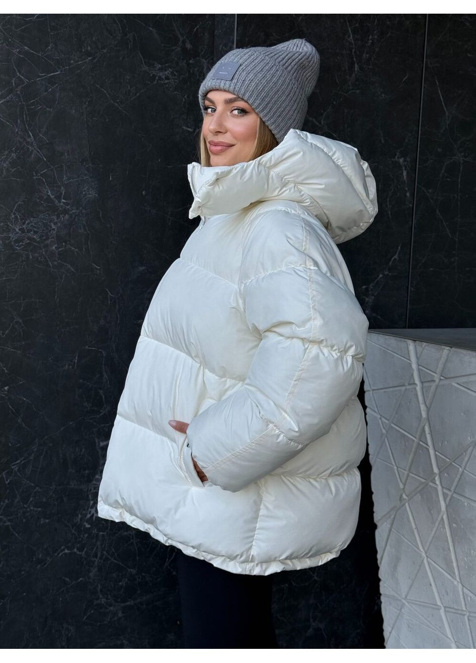 Молочний зимній Пуховик MioRichi