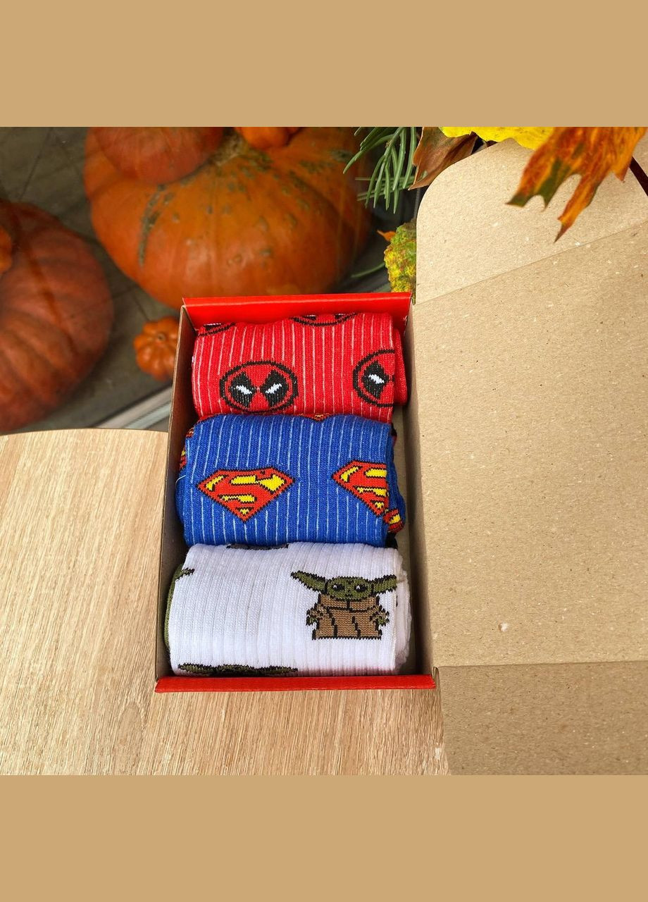 Комбинированные набор носков 3 пар Vakko (306094361)