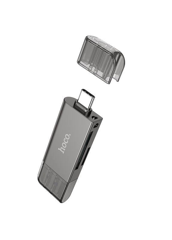 USB-хаб USB/Type-C 3.0 High-Speed Card Reader (6942007604819) Hoco HB39 (369609549)
