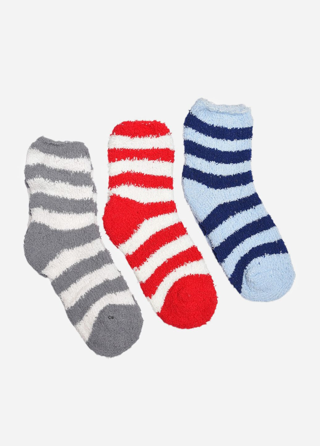 Комбинированные набор носков женских травка в полоску 3 штуки Let's Shop рисунки (308975802)