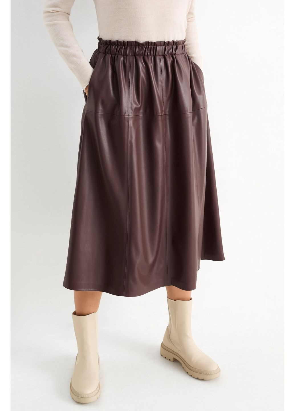 Коричневая юбка C&A