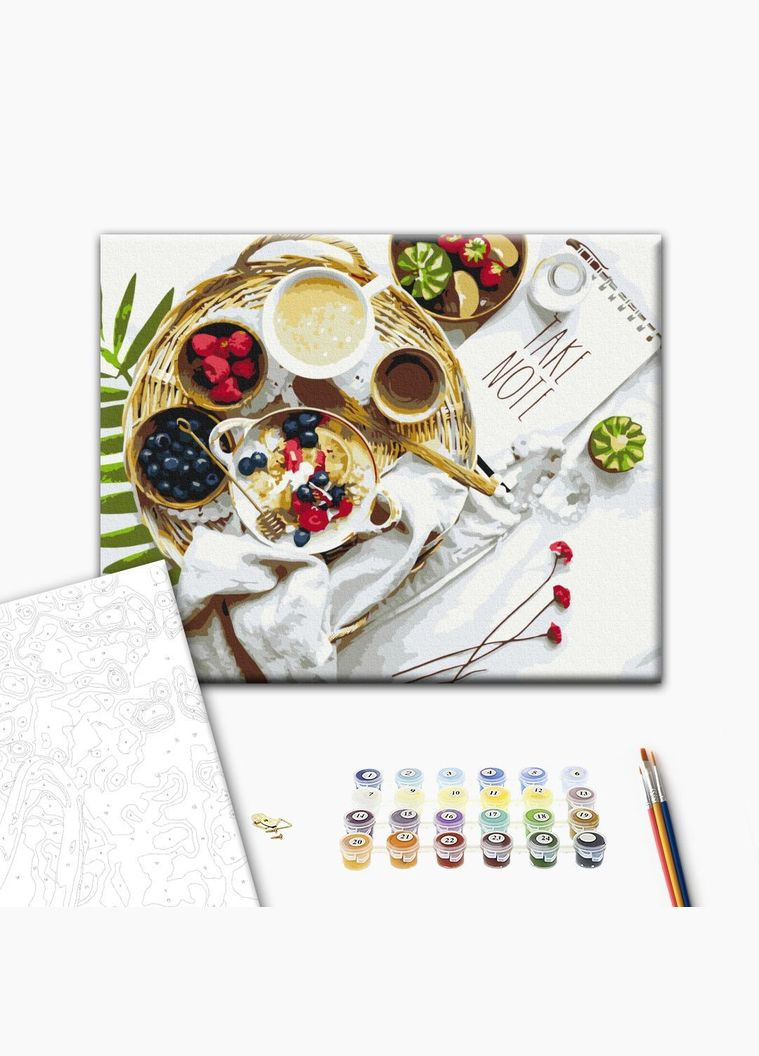 Картина по номерам Вкусы для завтрака 40 х 50 BS52651 Brushme (348359907)