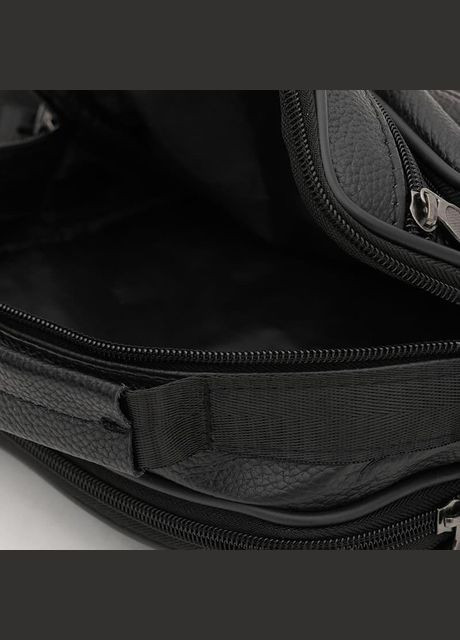 Сумка планшет через плечо мужская из натуральной кожи маленькая для документов и для телефона Черный 35781 Borsa Leather (337466291)