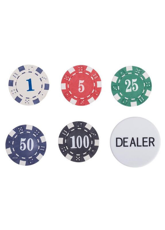 Набор для покера в кейсе PK500L 500 фишек SP-Sport (323217204)