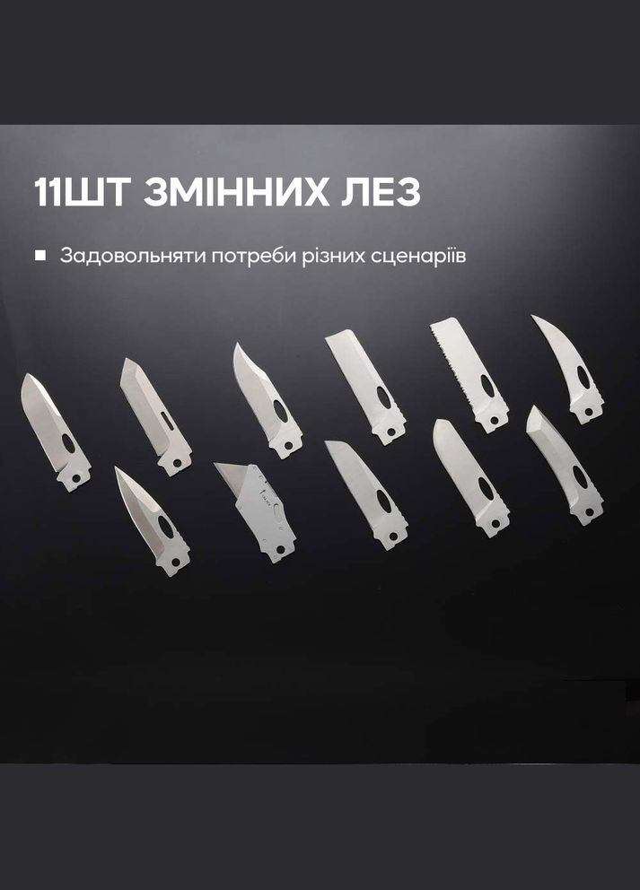 Набір змінних клинків (BA03; BA08; BA09) 3in1 для S501U, S502U, S802 Roxon (353503509)