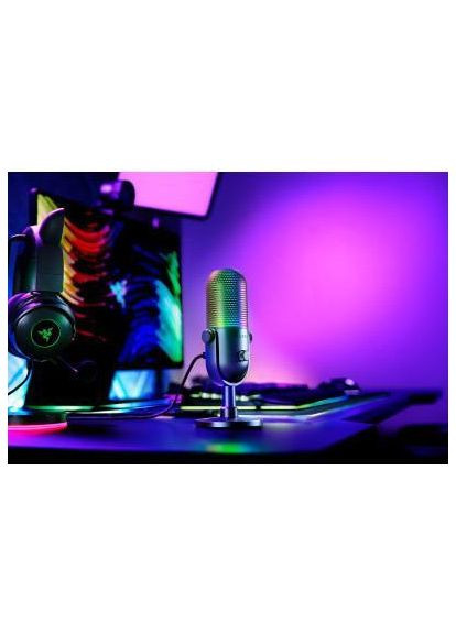 Мікрофон для ПК/ для стрімінгу, подкастів Seiren V3 Chroma Black (RZ19-05060100-R3M1) Razer (315502126)