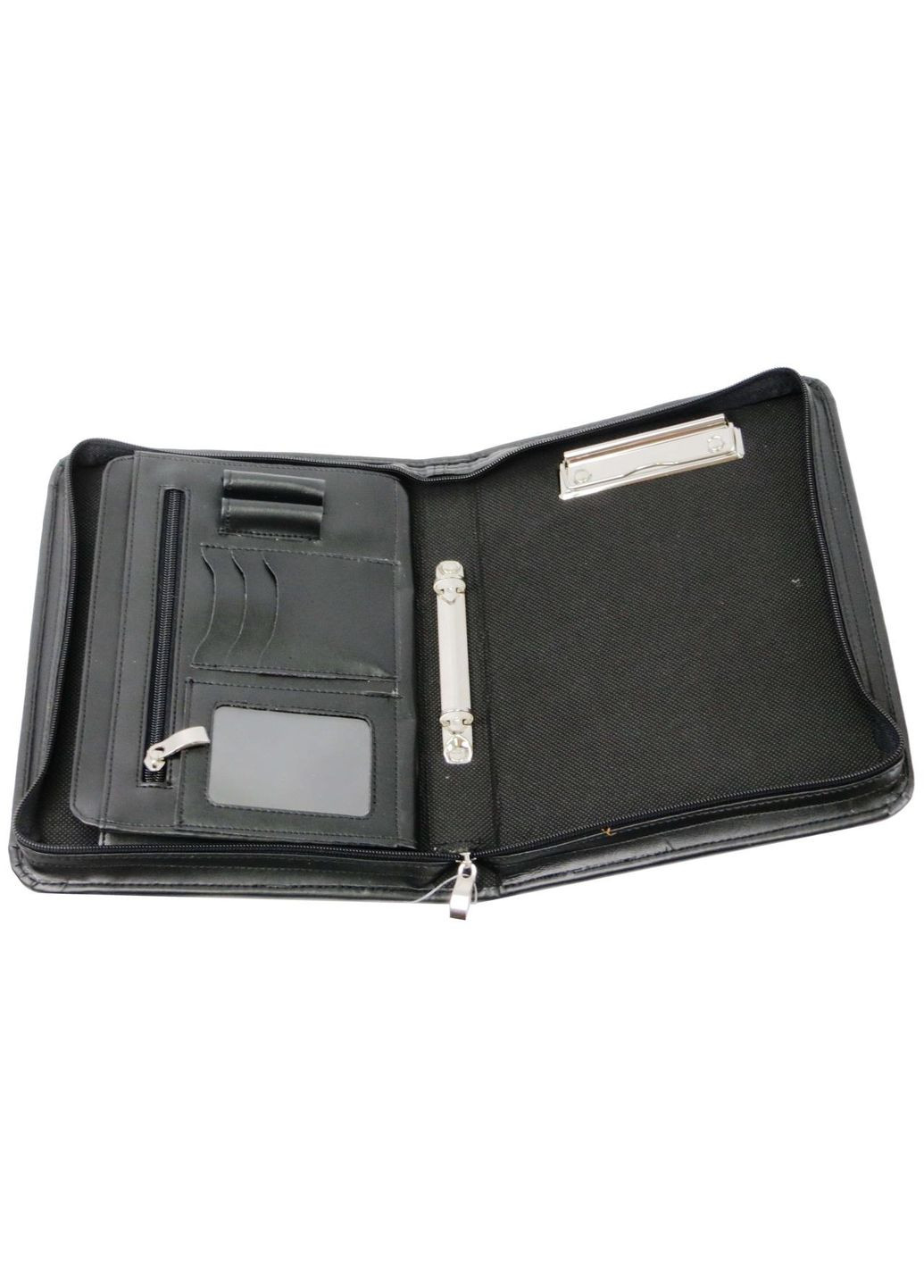 Деловая папка формата А5 из эко кожи Ssbw08 Черная Amo (297643426)