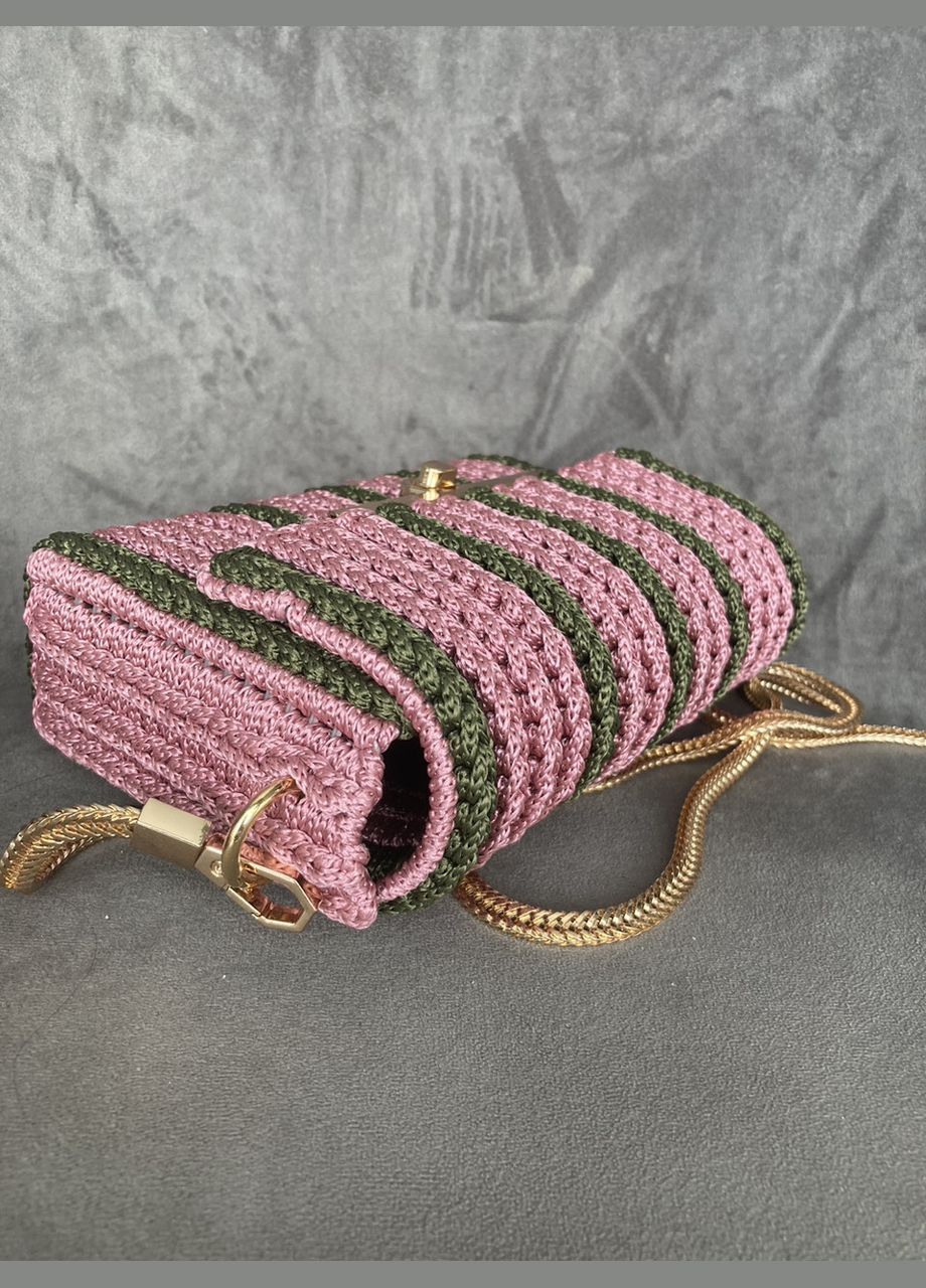 Вʼязана сумочка "Смуги" ручна робота No Brand (331162985)