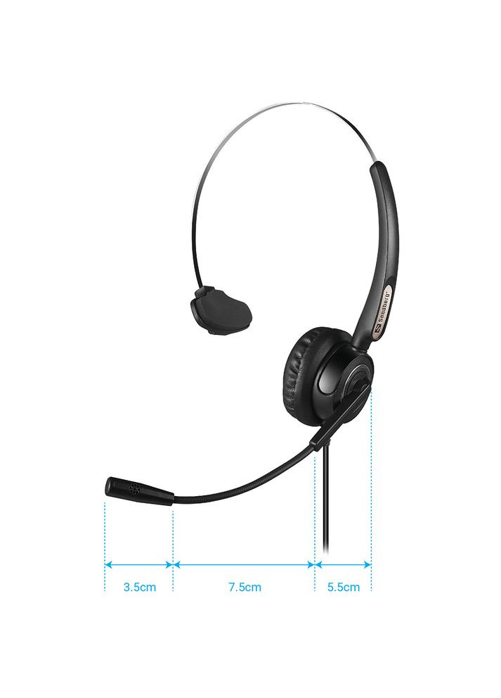 Навушники з мікрофоном USB Office Headset Pro Mono Sandberg (348058581)