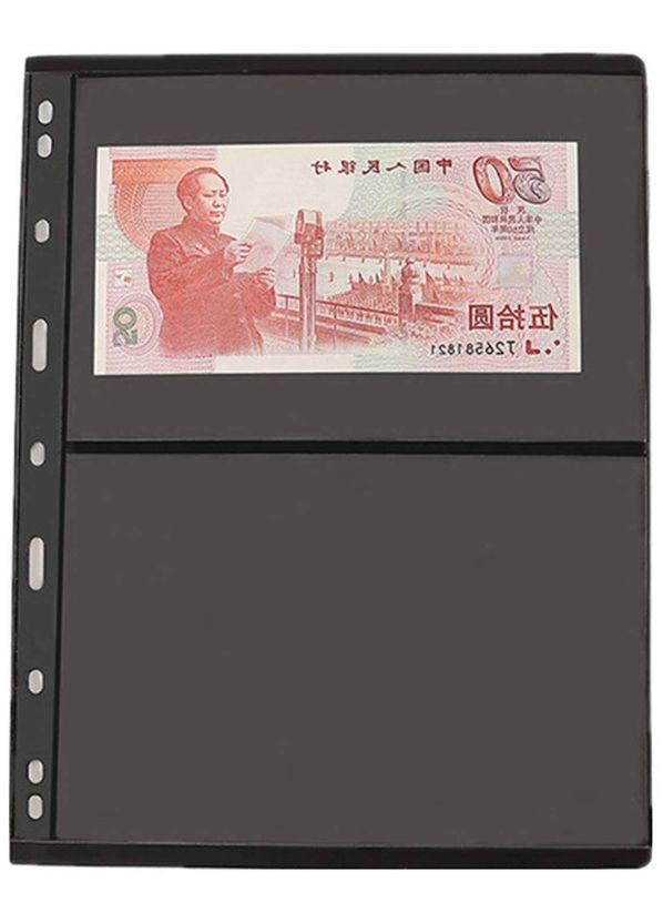 Лист двухсторонний для марок (бон, открыток, этикеток) 215ммх280мм 2 строки PTR No Brand (317764237)