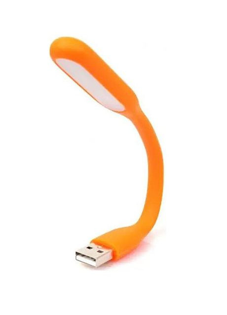 Фонарик USB LED лампочка оранжевая TORCH (293345463)