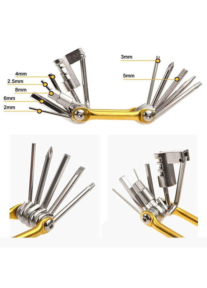 Велосипедный Ключ (мультитул) 11 в 1 (5011021) Clefers (333331843)