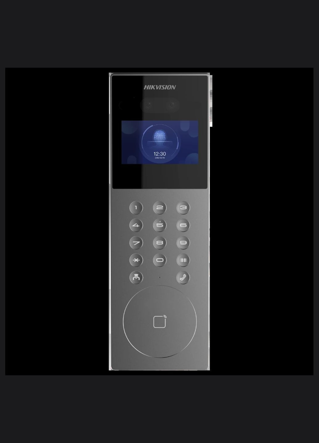 2Мп IP-виклична панель зі зчитувачем обличчя DS-KD9203-E6 Hikvision (338565283)
