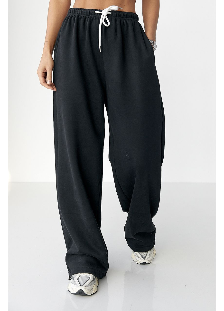 Утеплені однотонні спортивні штани Lurex (365629488)