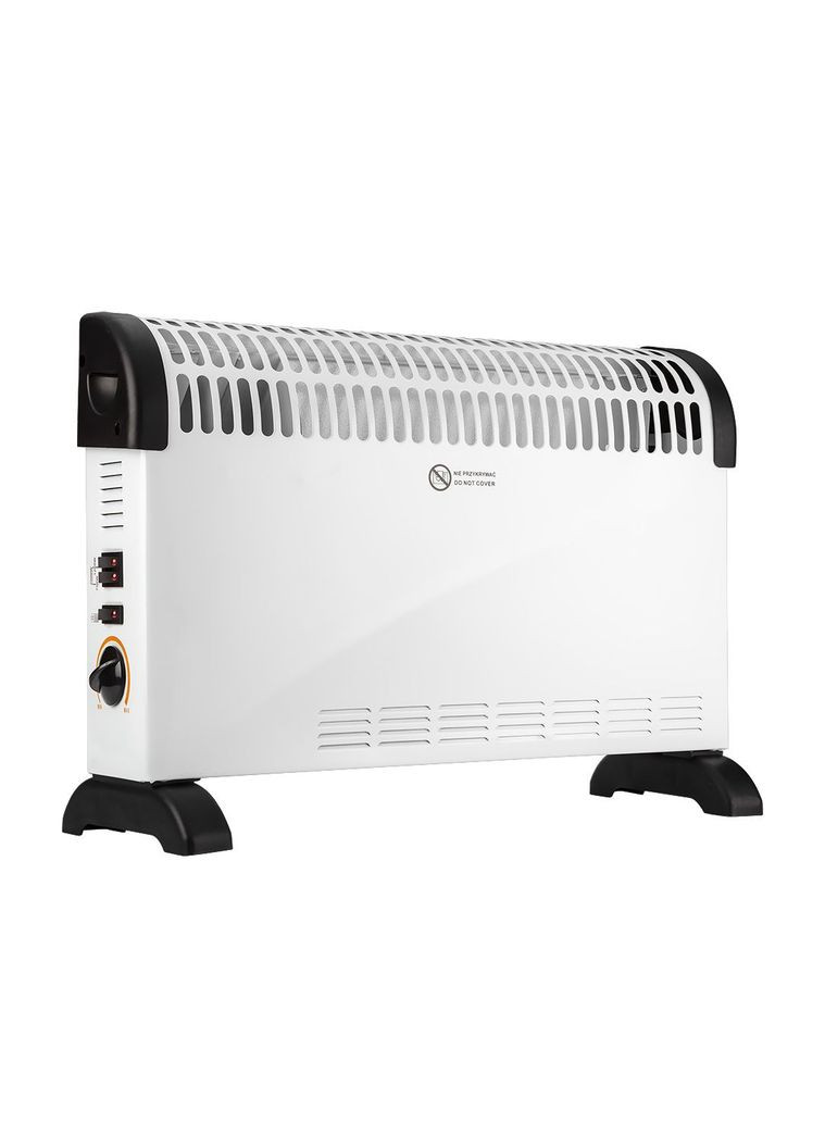 Конвектор, 25м2, 2000Вт, мех. упр-ння, з терморегулятором, відкритий нагрів. елемент, білий Neo Tools (315406878)