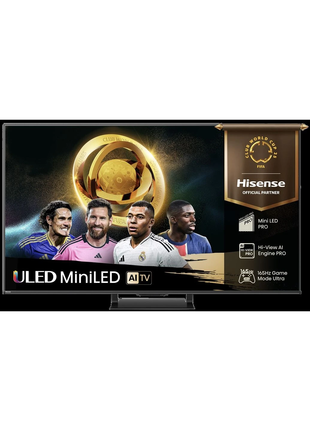 Телевізор Hisense 55U7Q PRO 55" 4K Mini-LED 165 Гц Smart TV VIDAA No Brand (391963289)