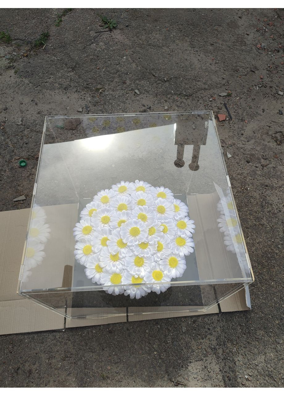 Букет в акриловому кубі No Brand (368672318)