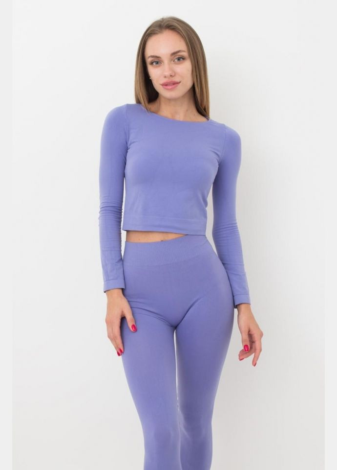 Топ жіночій безшовний з довгими рукавами Giulia CROP TOP (316683851)