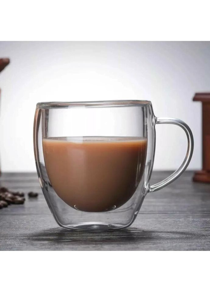 Набор чашек с двойными стенками Love VT-5302-300 2 шт 300 мл Vittora (336148315)