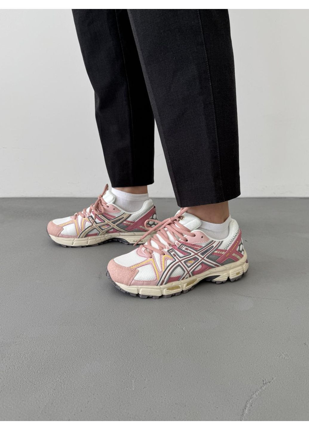 Бежевые летние кроссовки asics gel-kahana 8 beige piv2 асикс гель кахано 8 No Brand