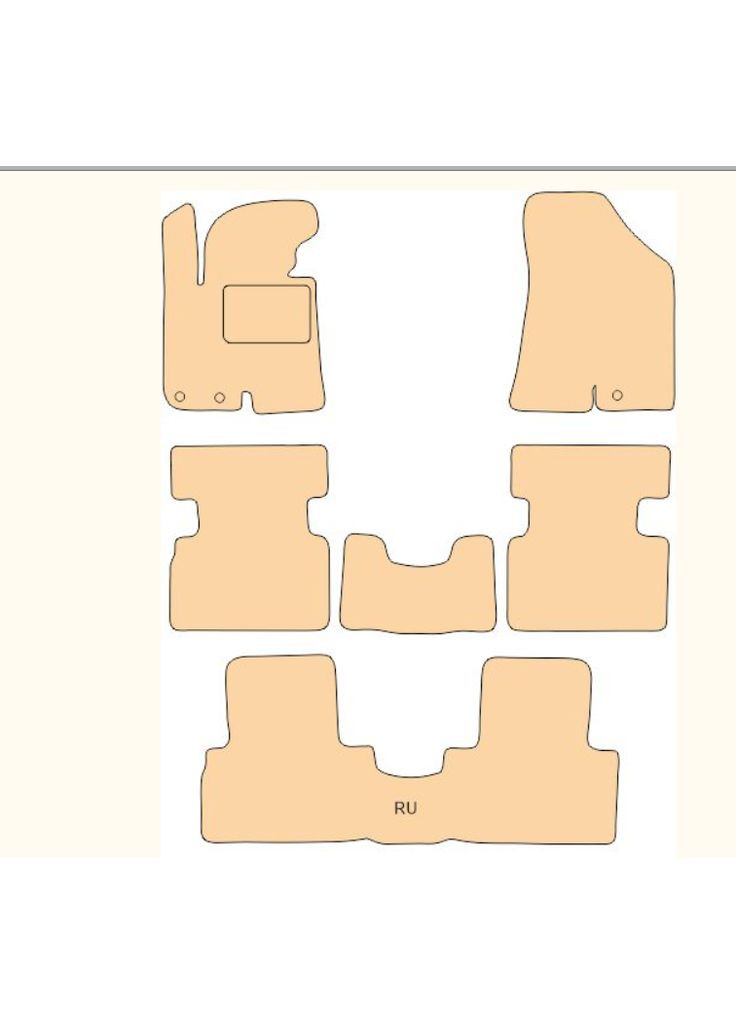 Ворсовые коврики в салон для Hyundai (2010-2015) /Хюндай Туксон Beltex Tucson (360616069)