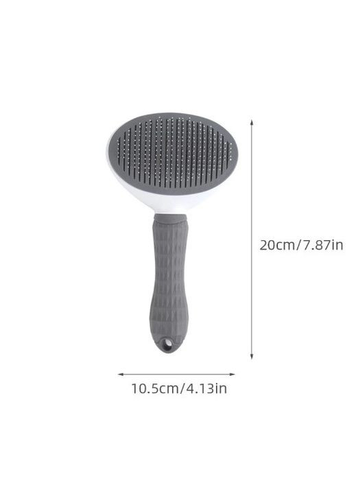 Щетка пуходерка для вычесывания шерсти котов, собак самоочищающаяся 20х10см Verke (297869138)