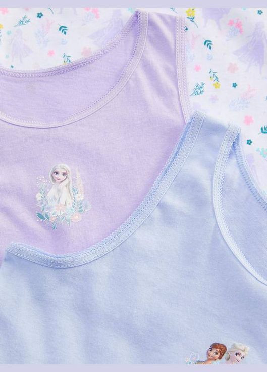 Майки дитячі (набір 3 шт) Disney фіолетовий Primark Frozen (322519738)