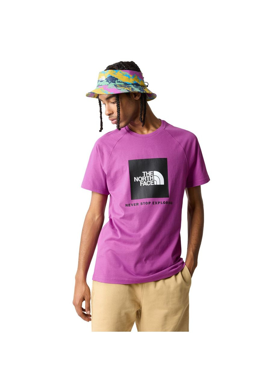 Фіолетова футболка s/s raglan redbox tee nf0a3bqolv11 The North Face