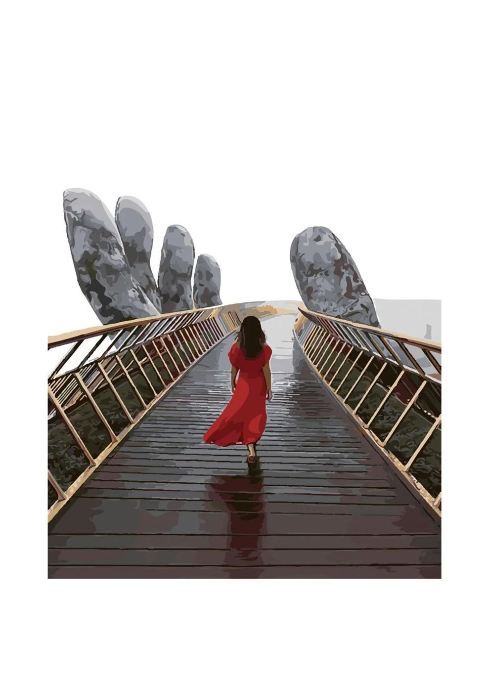 Набор для росписи по номерам SY6065 «Путь к будущему» (40х50) ( ) Strateg (328946072)