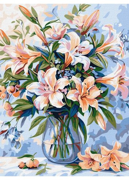 Картина за номерами - Квіткова поема ©art_selena_ua 30х40 см IDEYKA (362219795)