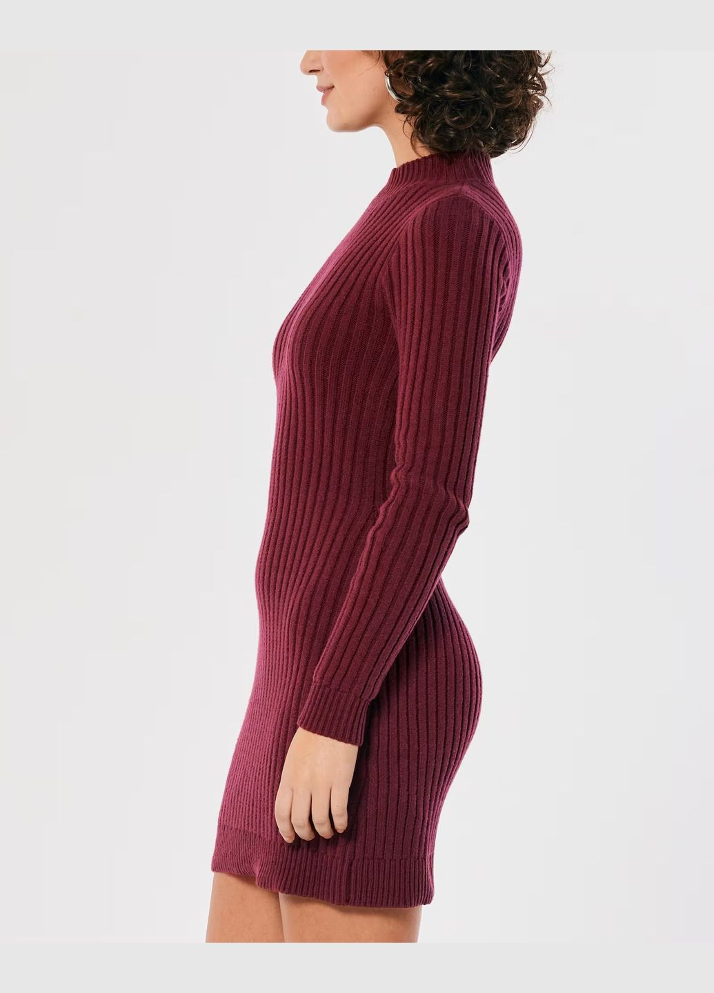 Бордова сукня жіноча - сукня hc9468w Hollister