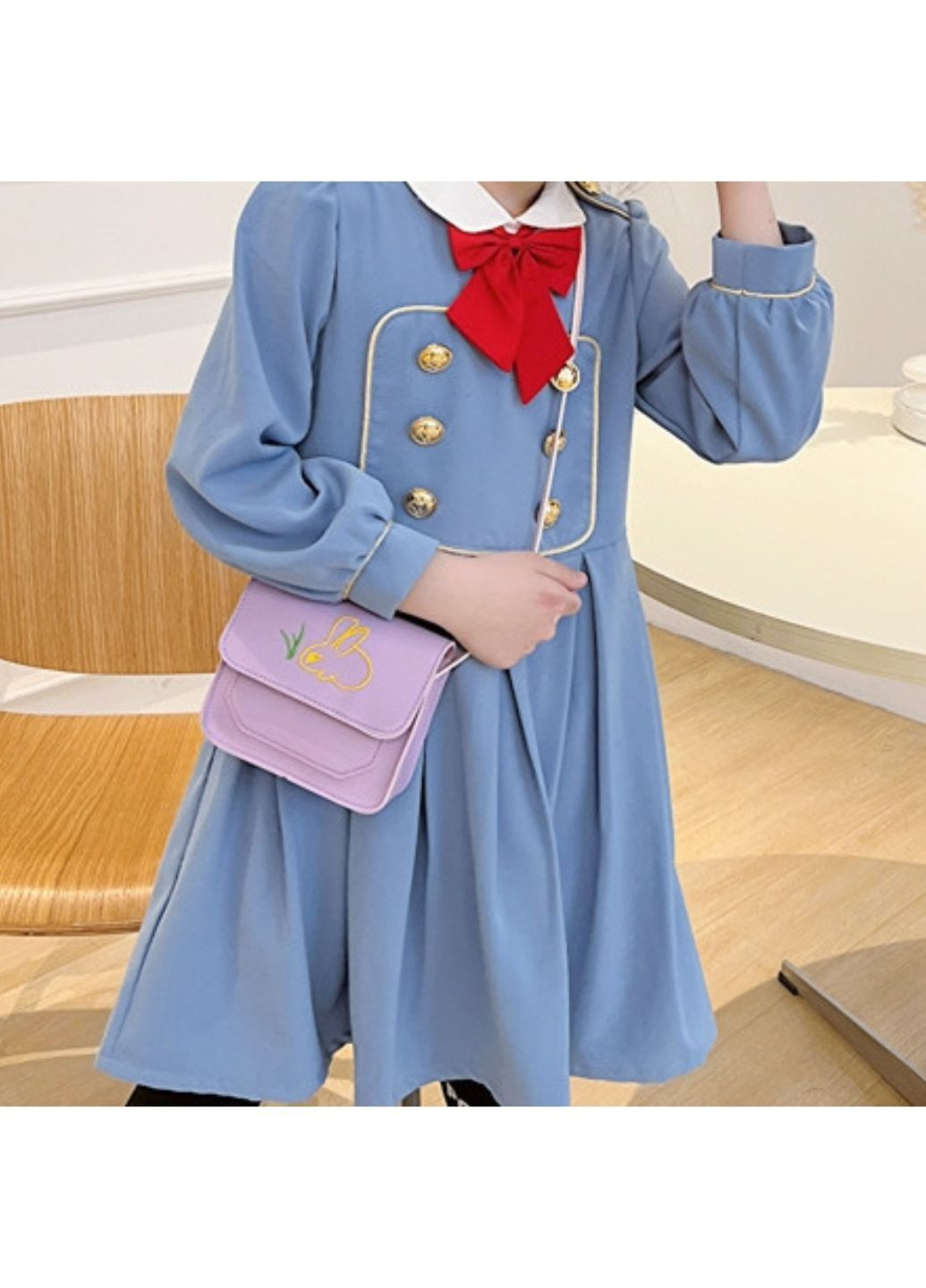 Сумочка дитяча через плече з малюнком Бузковий (СДД-115-4) No Brand (347640948)