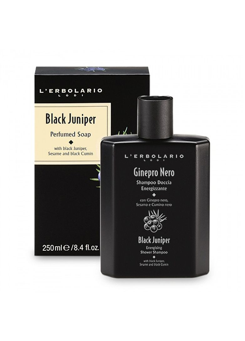 Шампунь-гель для душа "Черный можжевельник" - L`Erbolario Black Juniper Perfumed Soap 250ml (2-726418) L'erbolario (369796361)