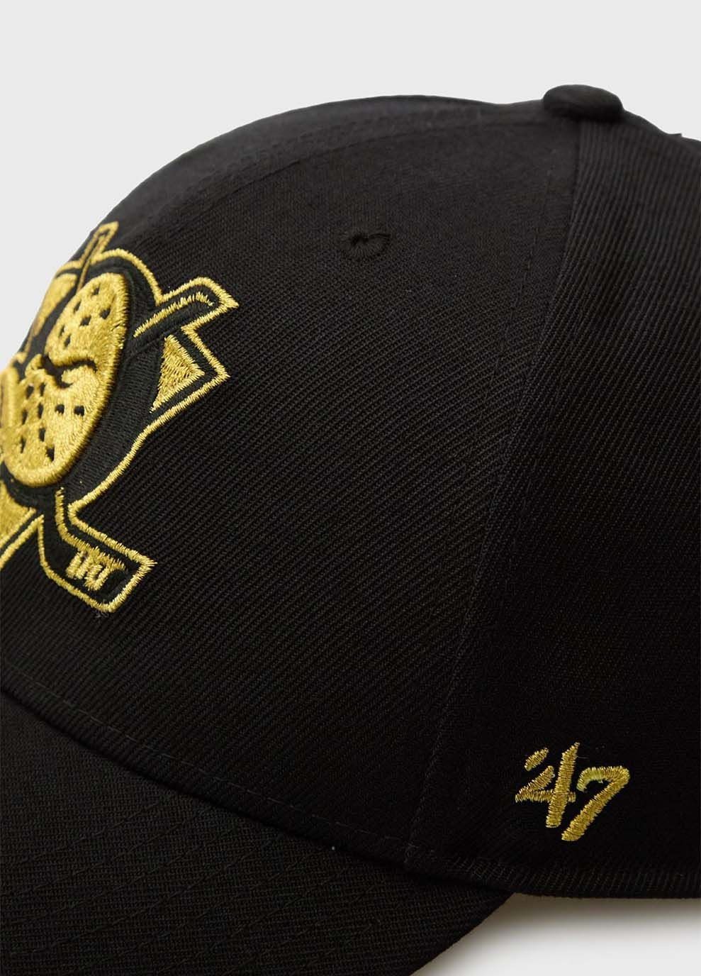 Кепка MVP ANAHEIM DUCKS METALLIC SNAP Черный 47 Brand (367597552)