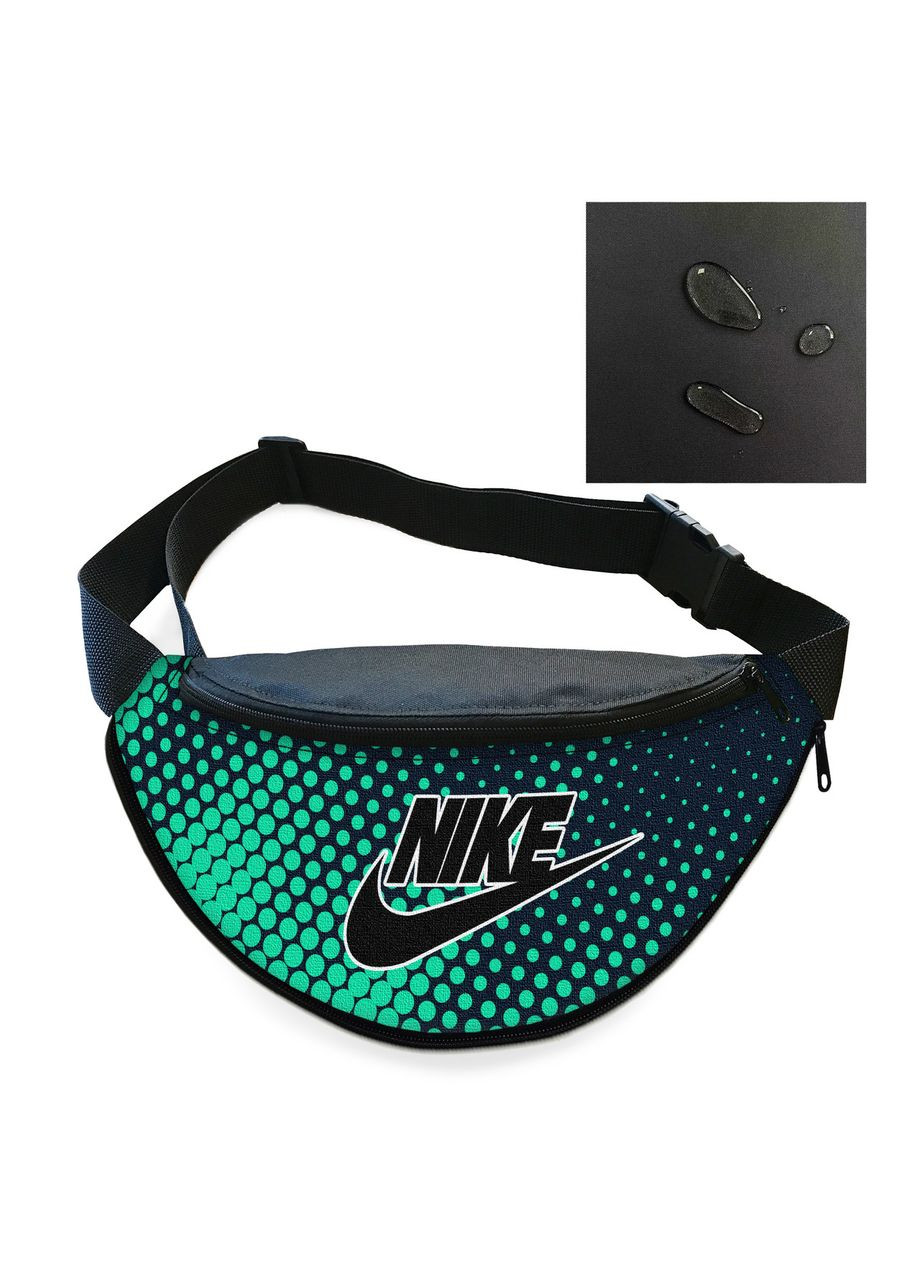 Сумка-бананка Nike мужская/женская спортивная 32×16 см с расширителем поясная сумка или сумка через плечо (3733) No Brand (364118539)