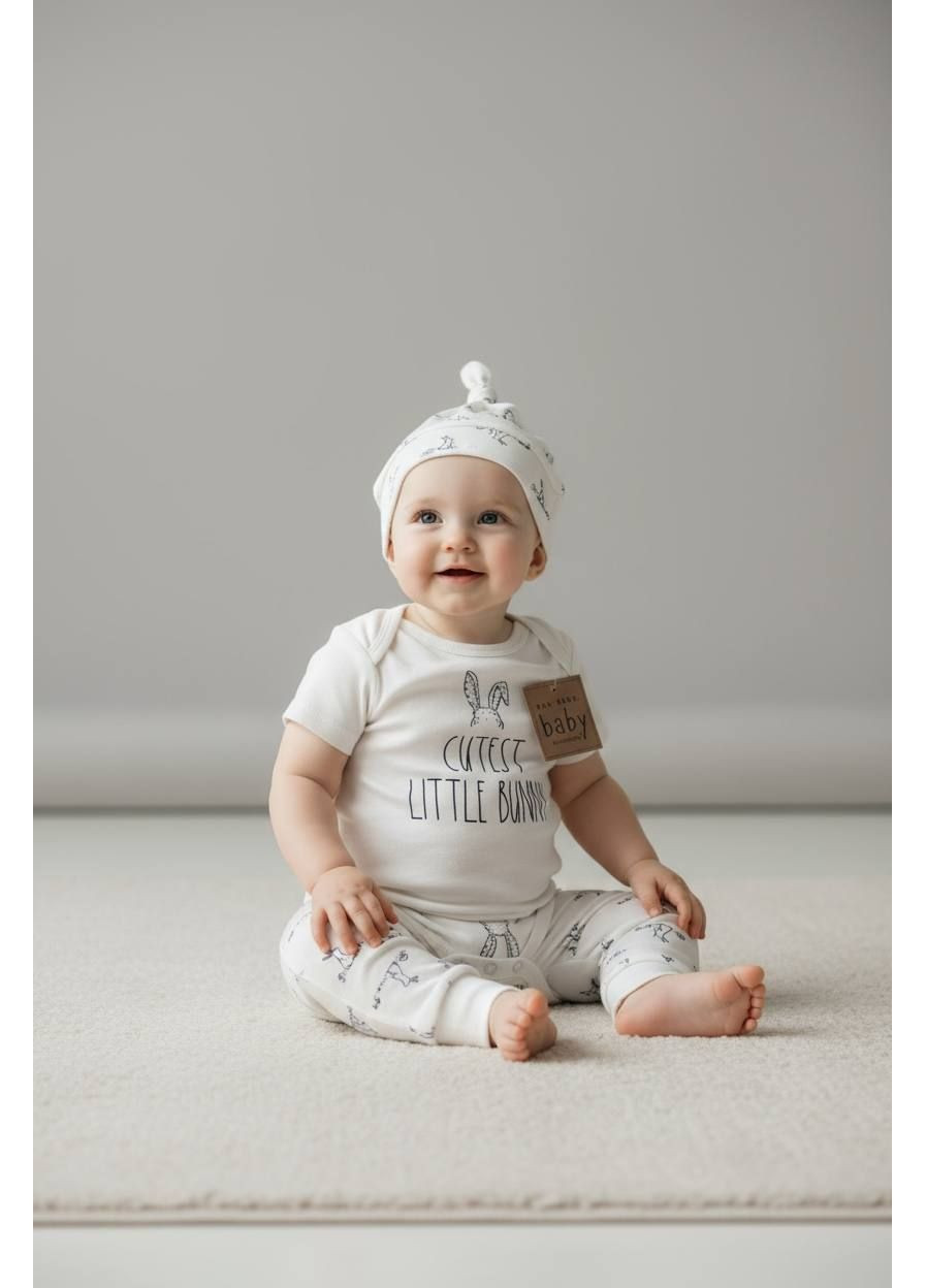 Комплект боди, штаны и шапочка Baby (256938839)