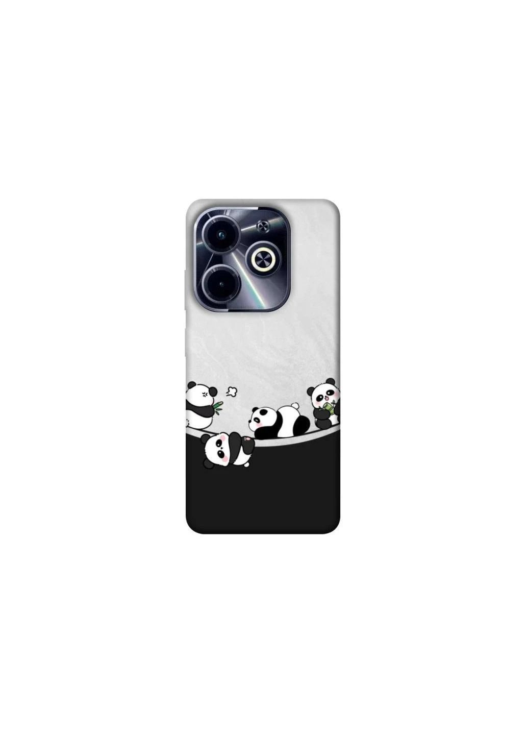 Чехол на Infinix Hot 40i Four pandas Frontalka (379677178)
