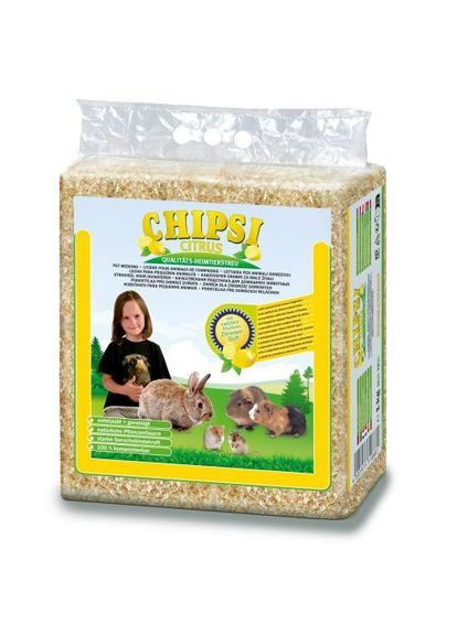 Гігієнічний наповнювач для гризунів Цитрус тирса, 15л/1кг Chipsi (292257595)