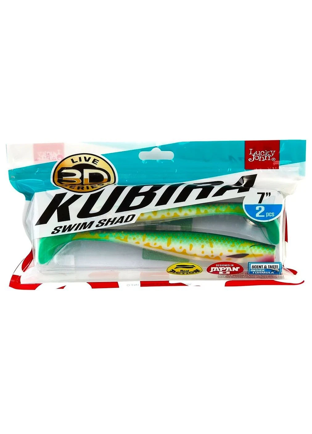 Віброхвіст KUBIRA SWIM SHAD 7,0in PG19 м'яка приманка 2 шт (набір 2 шт) No Brand (402451847)