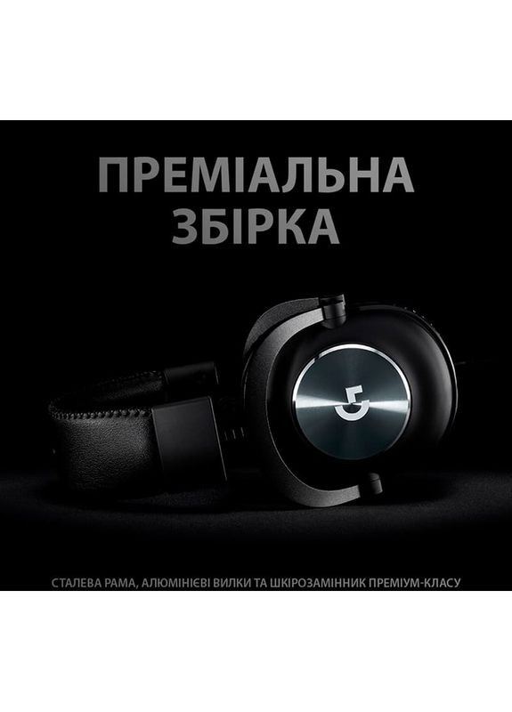 Гарнитура G PRO X Gaming Black (991-000358) Logitech (332613137)