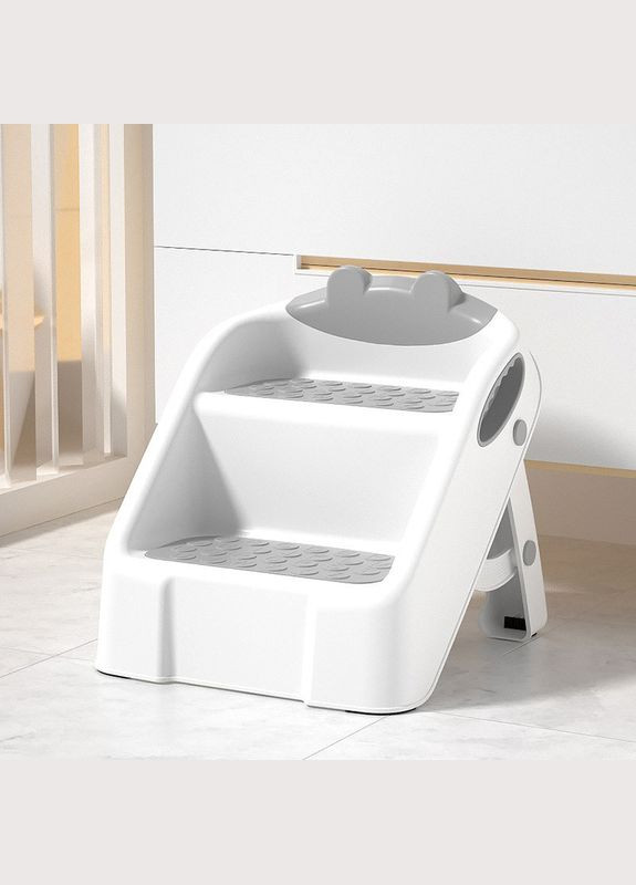 Дитячі сходи для унітаза Bestbaby 2024 Gray зі сходинкою 3 шт. Baby Best (352011372)